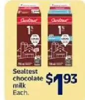 Sealtest chocolate milk