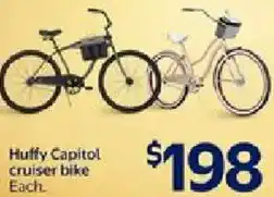 Walmart Huffy Capitol cruiser bike offer