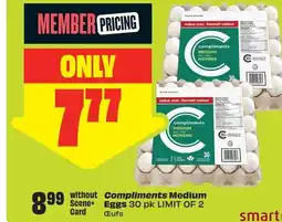 FreshCo Compliments medium eggs offer