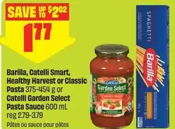 FreshCo Barilla, catelli smart, healthy harvest or classic pasta or catelli garden select pasta sauce offer