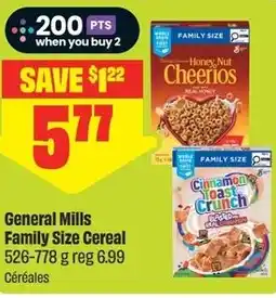 FreshCo General Mills Family Size Cereal offer