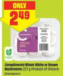 FreshCo Compliments Whole White or Brown Mushrooms offer