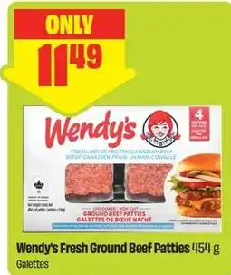 FreshCo Wendy's Fresh Ground Beef Patties offer