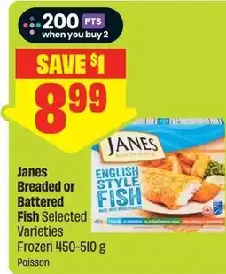 FreshCo Janes Breaded or Battered Fish offer