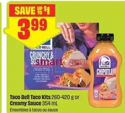 FreshCo Taco bell taco kits or creamy sauce offer