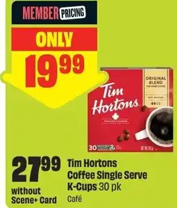 FreshCo Tim Hortons Coffee Single Serve K-Cups offer