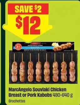 FreshCo MarcAngelo Souvlaki Chicken Breast or Pork Kabobs offer