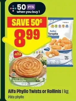 FreshCo Alfa Phyllo Twists or Rollinis offer