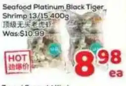 Foody Mart Seafood Platinum Black Tiger Shrimp 13/15 offer