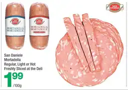 Highland Farms San Daniele Mortadella Regular, Light or Hot Freshly Sliced at the Deli offer