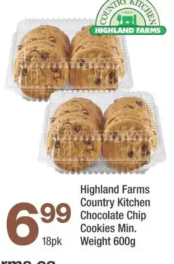 Highland Farms Highland Farms Country Kitchen Chocolate Chip Cookies offer