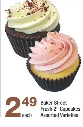 Baker Street Fresh 2" Cupcakes