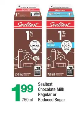Highland Farms Sealtest Chocolate Milk Regular or Reduced Sugar offer