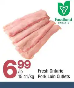 Highland Farms Fresh Ontario Pork Loin Cutlets offer