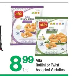 Highland Farms Alfa Rollini or Twist Assorted Varieties offer