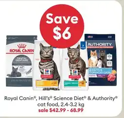 Petsmart Royal Canin , Hill's Science Diet & Authority cat food offer