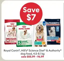 Petsmart Royal Canin , Hill's Science Diet & Authority dog food offer