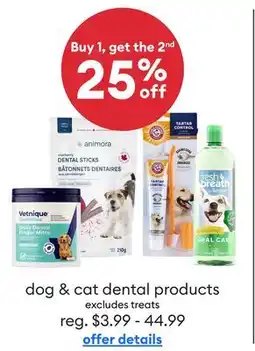 Petsmart dog & cat dental products offer