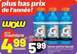 Metro Gatorade boisson sportive offer