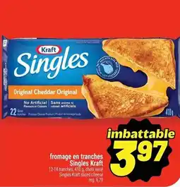 Metro Kraft fromage en tranches Singles offer