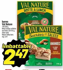 Metro Val Nature barres offer