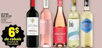 Metro Vin rouge, blanc ou rosé offer
