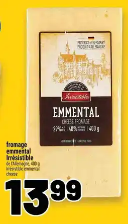 Metro Irrésistible fromage emmental offer