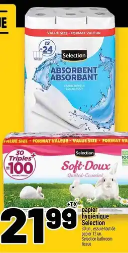 Metro Selection papier hygiénique offer