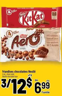Metro Nestlé friandises chocolatées offer