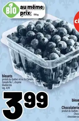 Metro Bleuets offer