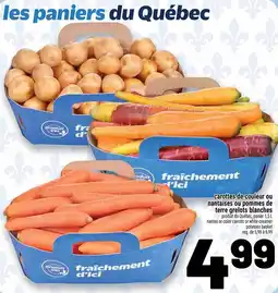 Metro Carottes de couleur ou nantaises ou pommes de terre grelots blanches offer