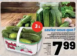 Metro Cornichons frais offer