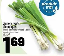 Metro Oignons verts biologiques offer