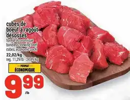 Metro Cubes de boeuf à ragoût désossés offer