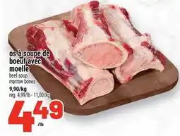 Metro Os à soupe de boeuf avec moelle offer