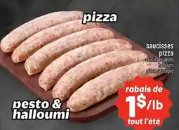 Metro Saucisses pizza offer