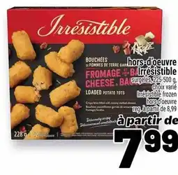 Metro Irresistible hors-d'oeuvre offer