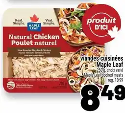 Metro Maple leaf viandes cuisinées offer