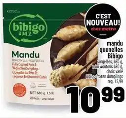 Metro Bibigo mandu quenelles offer