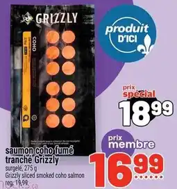Metro Grizzly saumon coho fumé tranché offer