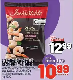 Metro Irrésistible crevettes blanches du Pacifique offer