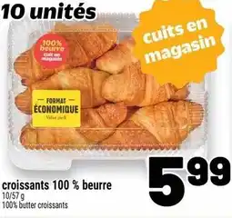 Metro Croissants 100 % beurre offer