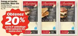 Metro Irrésistible fromage en tranches Mieux-être offer