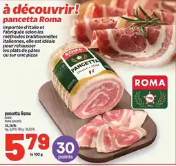 Metro Roma pancetta offer