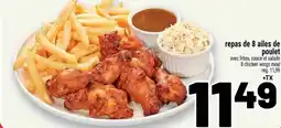 Metro Repas de 8 ailes de poulet offer