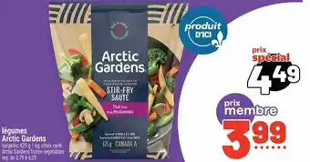 Metro Arctic Gardens légumes offer