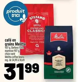 Metro Melitta café en grains offer