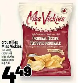 Metro Miss Vickie's croustilles offer
