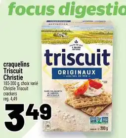 Metro Triscuit Christie craquelins offer