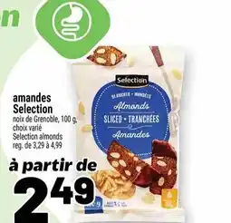 Metro Selection amandes offer